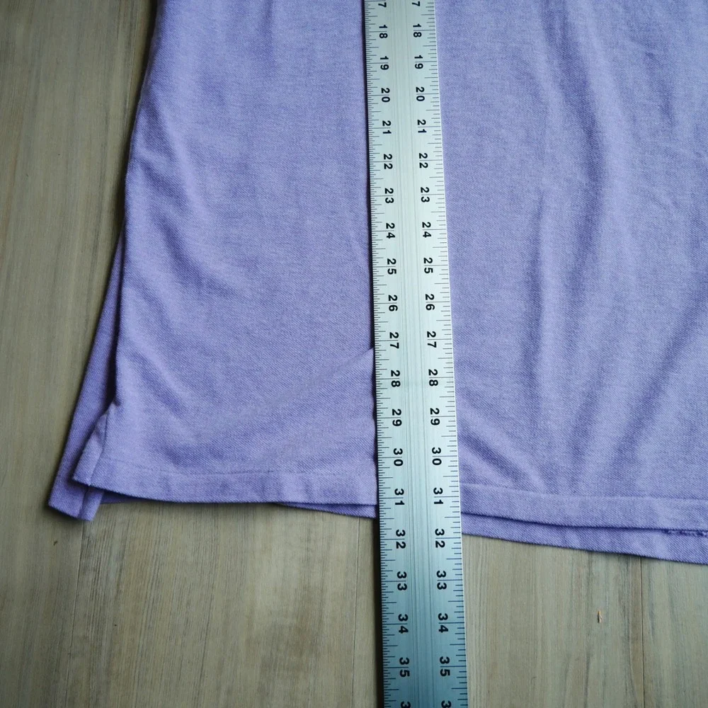 Polo Ralph Lauren Mens XL Classic Fit Lavender Purple Cotton Mesh Polo Shirt